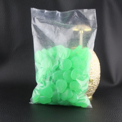 100pcs/pack Glow Pebbles Stones Home Fish Tank Garden Decoration Luminous Glowing In The Dark Accessory for Gift   